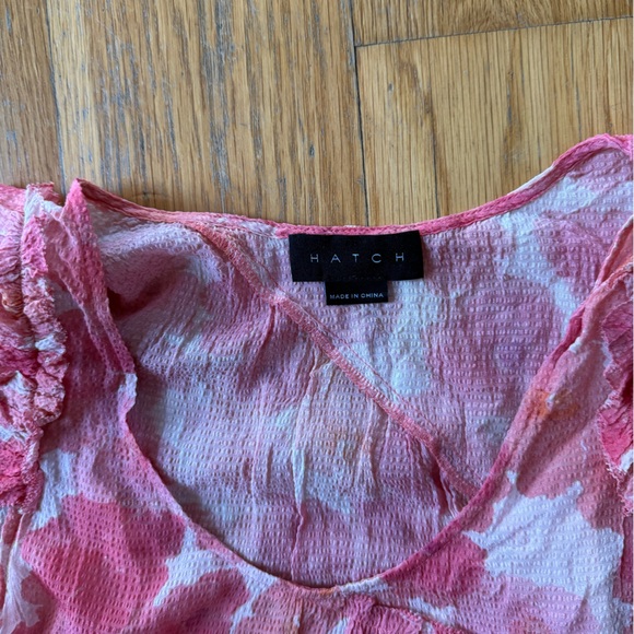 Hatch Anselmi Floral Pink Midi Dress Maternity - S - Picture 6 of 7